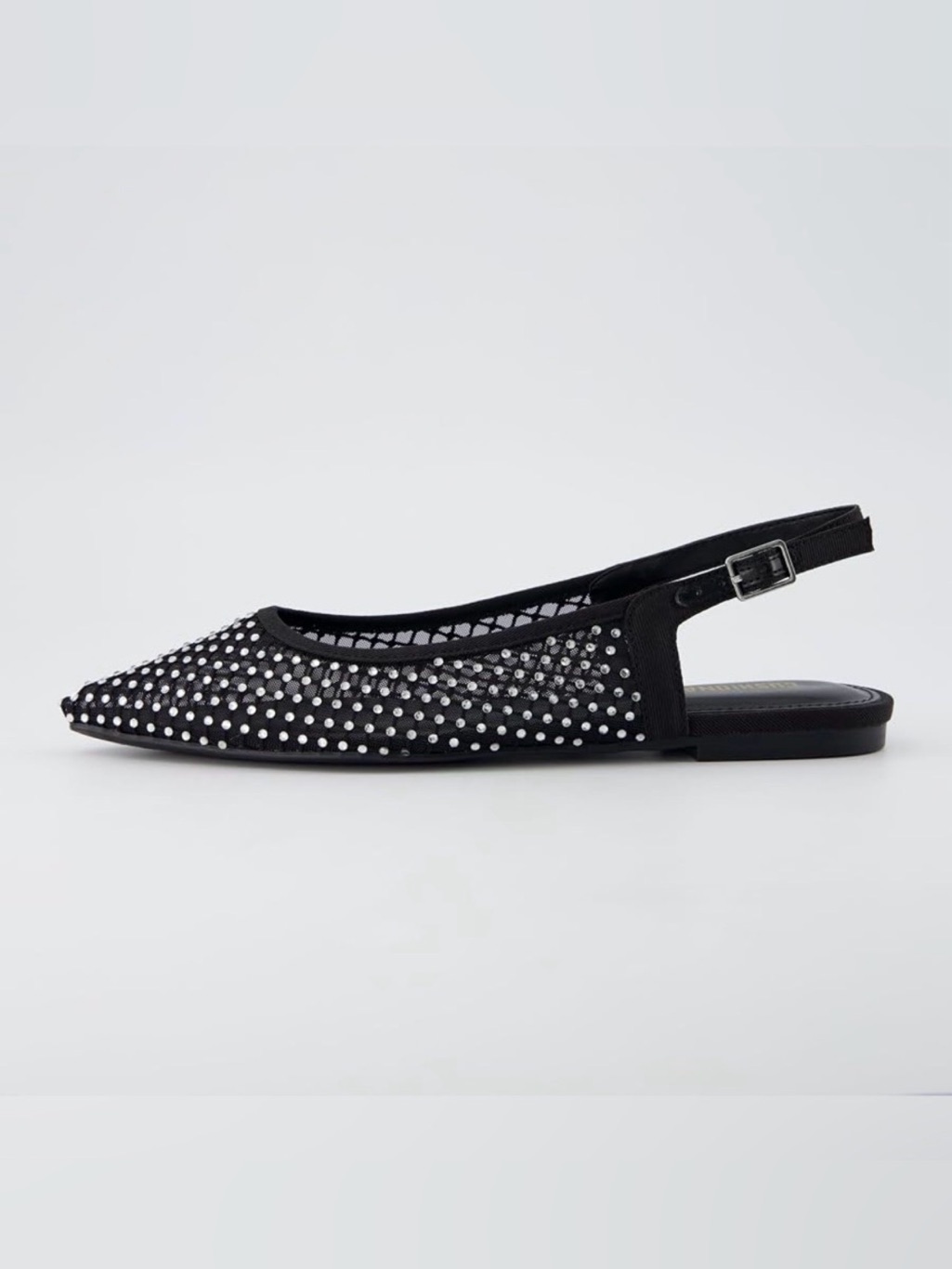 Nwot Madden Girl Rhinestone Slingback Flats ~ 7.5